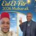 Vœux de l’Eid El-Fitr 2026 de Rakib Ahmed aux Comores